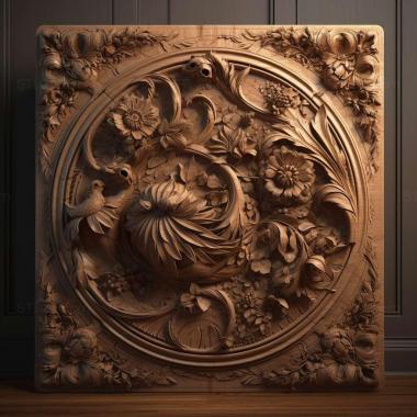 Patterns and decorations stl gallery 1 3d model